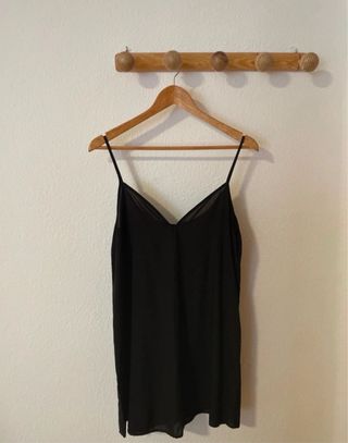 Vestido gasa estampado florecitas