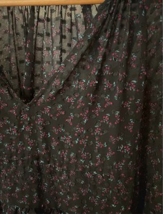 Vestido gasa estampado florecitas