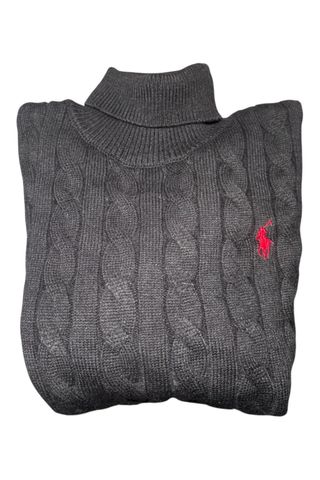 Polo Ralph Lauren cuello alto negro Talla M