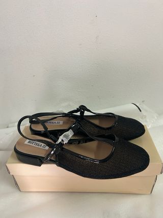 Ballerine nere donna Tg 38 nuova