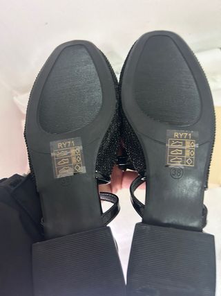 Ballerine nere donna Tg 38 nuova