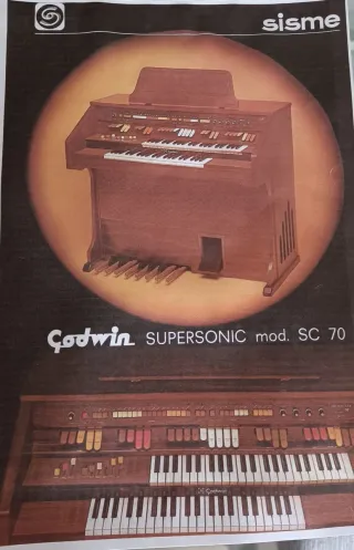 Órgano Godwin Supersonic SC70 117x64x105 Peso: 80k