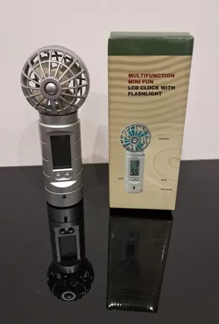 Ventilador Molinillo despertador con Pantalla