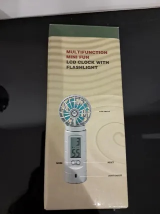 Ventilador Molinillo despertador con Pantalla