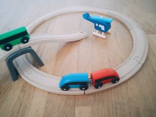 Vías tren madera IKEA