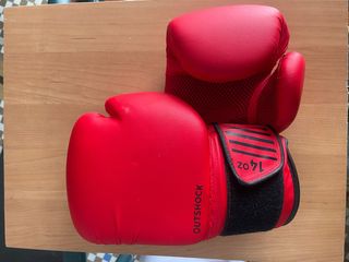 Guantes de boxeo rojos 14 oz