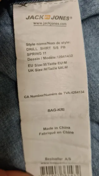 Camicia Jack & Jones Uomo Blu