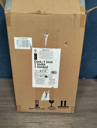 Cubo de basura Amazon Basics 5.3 con cierre suave