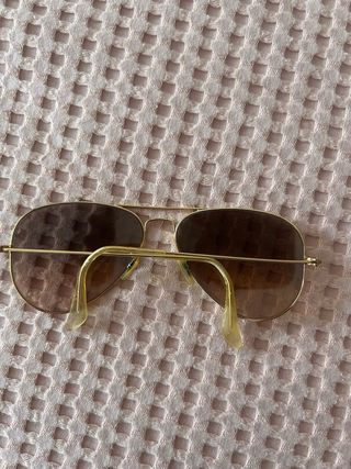 Gafas de sol Ray-Ban Aviator Doradas Marrones