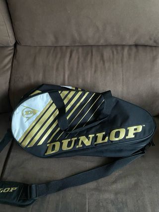 Paletero Dunlop Negro y Dorado
