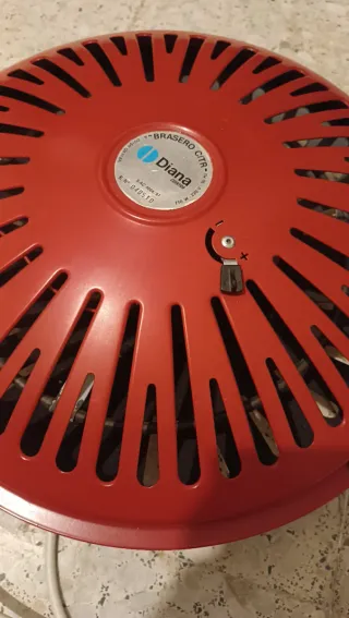 Mesa camilla madera con cristal y brasero