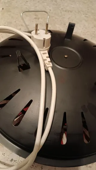 Mesa camilla madera con cristal y brasero