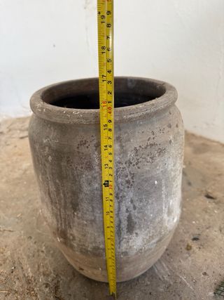 Tinaja de barro antigua 40cm