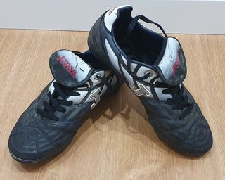Botas de fútbol Joma Alfonso Negras y Plateadas