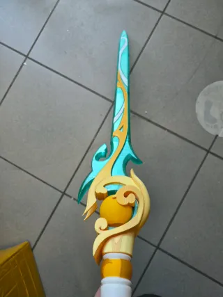 Arma Cosplay Genshin Zibai 3d stampa