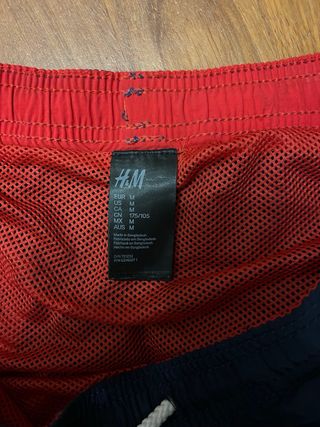 Costume da bagno H&M uomo blu e rosso