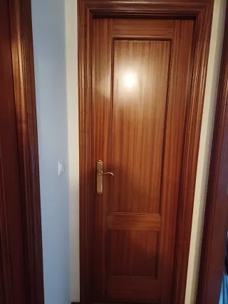 Puerta de madera interior