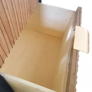 Cassettiera Moderna 4 Cassetti Legno Nero 77 cm