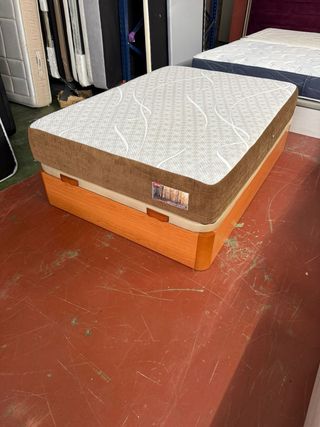 CANAPE Y COLCHON BEDLAND BRONW DESIRÉ VISCO135x190