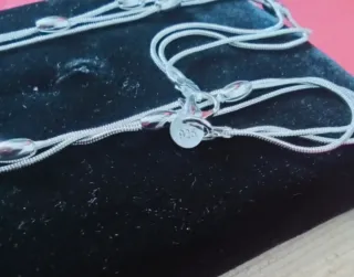 Collana Mod.Jungle 3 liane Argento S925 +Box