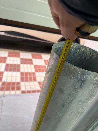 Tubo chimenea chapa galvanizada