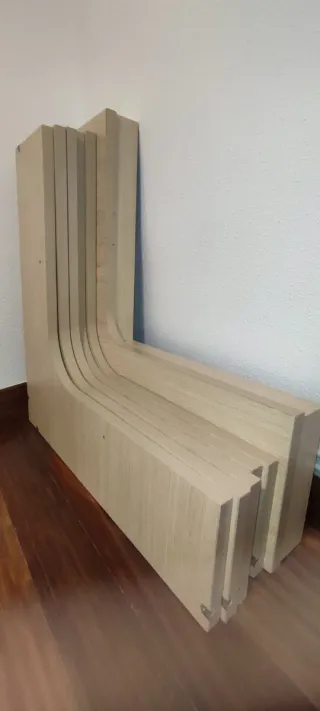 Armario ropero madera habitación, puerta corredera