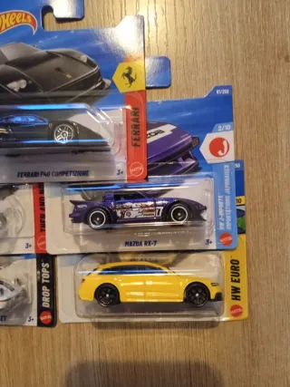 Pack de 5 HotWheels para Sergio P