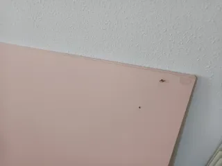 Cabecero de cama de 90 rosa