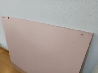 Cabecero de cama de 90 rosa