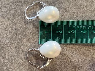 Orecchini Perle d'Acqua e Zirconi Argento