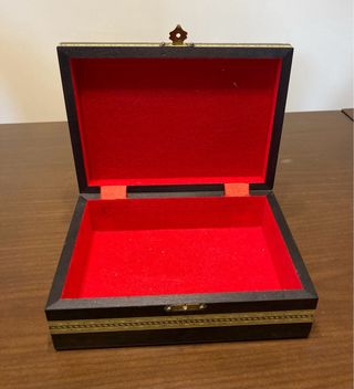 CAJA de TARACEA de ARTESANIA