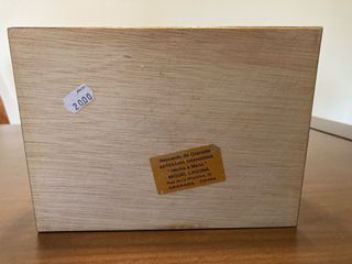 CAJA de TARACEA de ARTESANIA