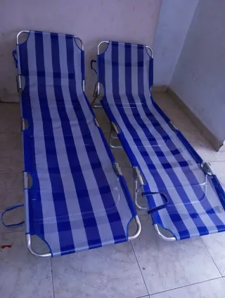 2 Sillones de Playa Plegables
