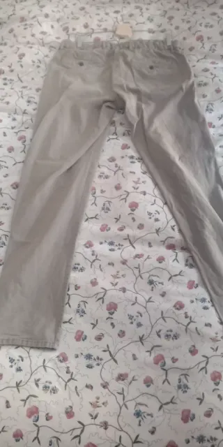 Pantalón Mango Girona Beige