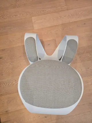 Sedia Moon Ergonomica Beige e Bianca