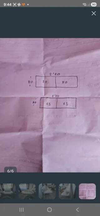 Sofá de piel blanco 2 plazas