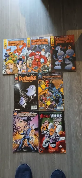Lote comics FANHUNTER-MANGA WARS