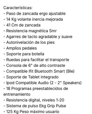 Bicicleta Elíptica Proform 525 CSE+