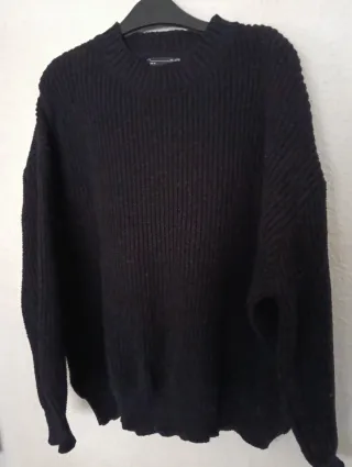 Jersey punto negro talla XXL