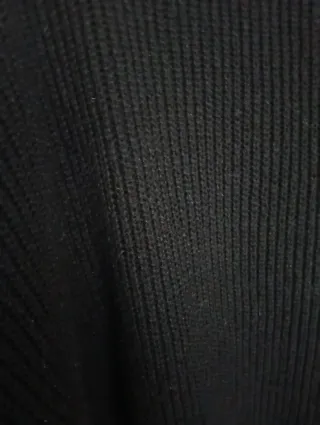 Jersey punto negro talla XXL