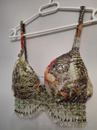 Conjunto Danza del Vientre falda y corsé