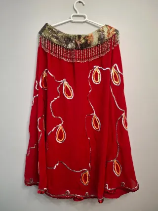 Conjunto Danza del Vientre falda y corsé