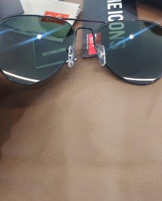 Gafas de sol Ray-Ban Aviator negras y verdes