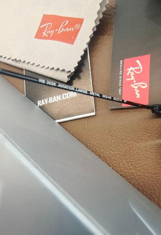 Gafas de sol Ray-Ban Aviator negras y verdes