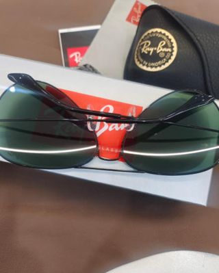Gafas de sol Ray-Ban Aviator negras y verdes