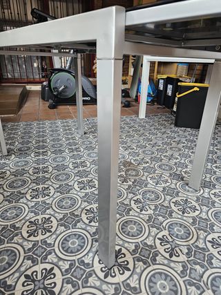 Mesa Comedor Cristal Templado Extensible