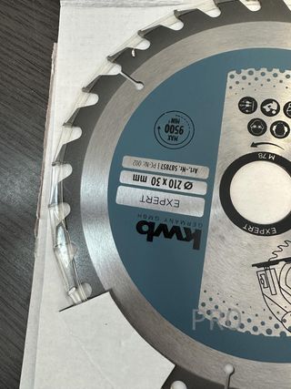 Hoja de sierra circular