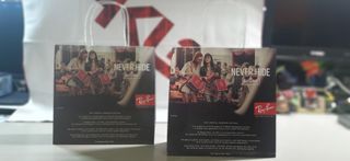 2 Bustine Shopping Ray-Ban Originali Nuove