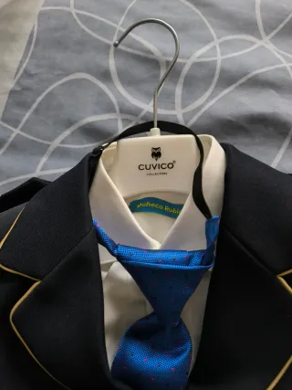 Traje de Comunión Niño Almirante, azul marino.