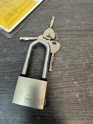 Candado de disco de hierro